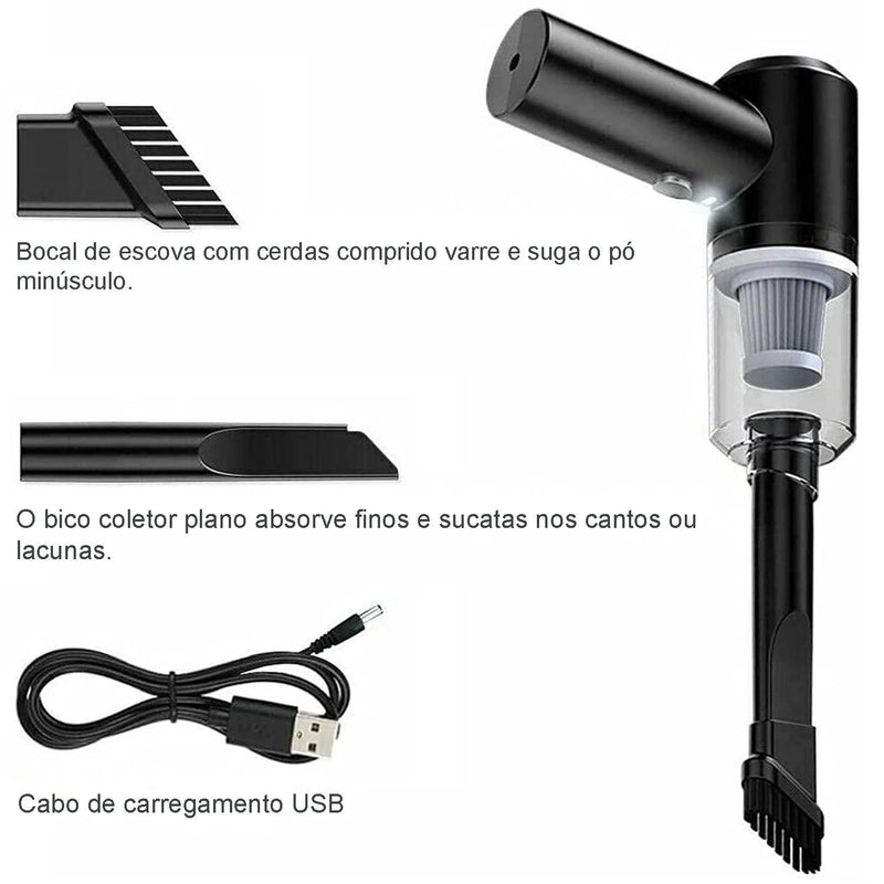 Aspirador de Pó Ultra Potente 3 em 1 - Clean Aspire®