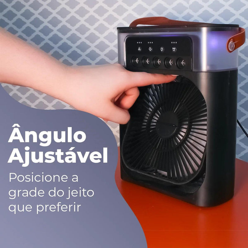 Mini Climatizador De Ar c/ Reservatorio Para Água e Gelo - IceMist®