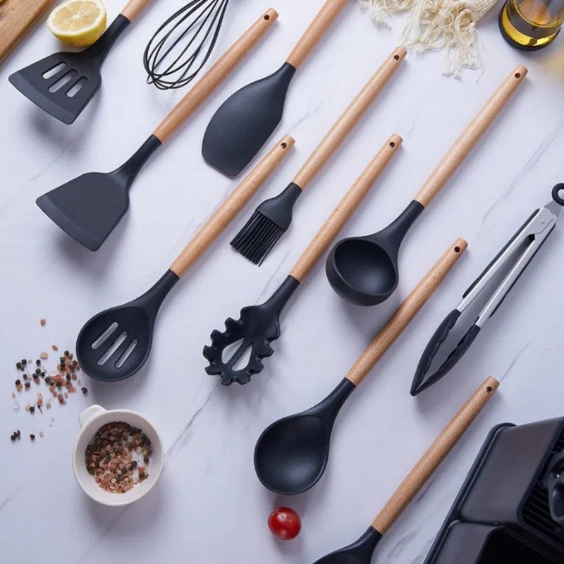 Kit Completo Jogo  Utensílios de Cozinha De 19 Peç