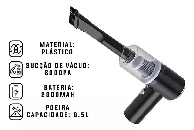 Aspirador de Pó Ultra Potente 3 em 1 - Clean Aspire®